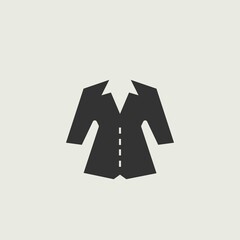 Women_suit vector icon illustration sign