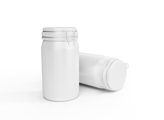 Jars with Clip Lid Mockup