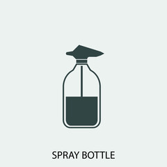 Spray_bottle vector icon illustration sign