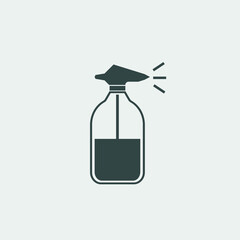 Spray_bottle vector icon illustration sign