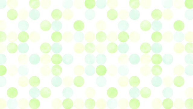 淡い水彩のパターン背景（グリーン）