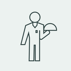 Catering_service vector icon illustration sign
