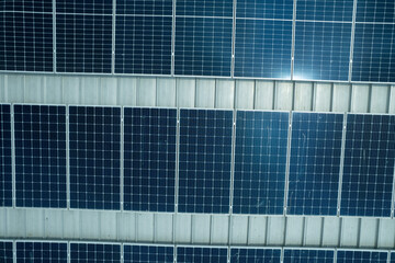 Solar cells on the roof, save the power