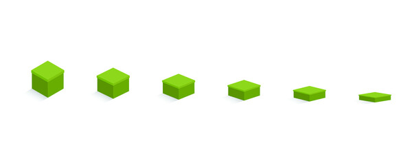 green box icon all size editable