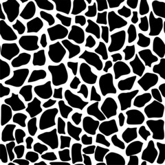 Abstract seamless vector pattern of giraffe skin. Abstract print from the skin of wild animals. For print, web, home decor, fashion, surface, graphic design