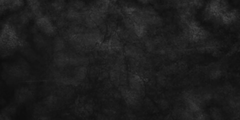 Black and white texture with panorama black concrete background wall, abstract grunge loft texture. Dark Old Vintage Retro Leather Abstract Texture Background.