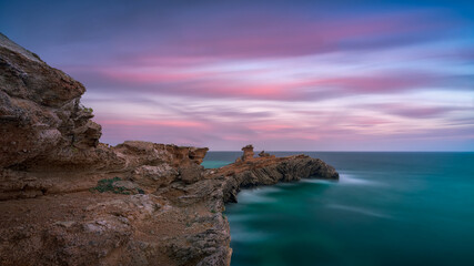 Cap Martinet at sunset , Ibiza 