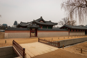 Fototapeta premium Gyeongbokgung Palace, Seoul, South Korea