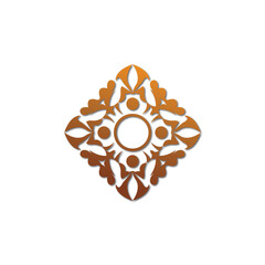 Circular pattern in form of mandala for Henna, Mehndi, tattoo, decoration. Decorative ornament in ethnic oriental style. Coloring book page.