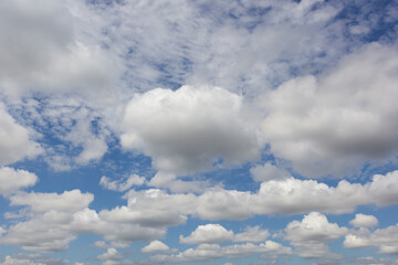 Cloud in the blue sky