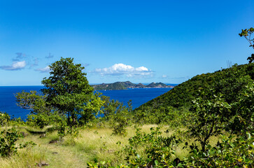 Obraz premium Island Terre-de-Haut, Iles des Saintes, Les Saintes, Guadeloupe, Lesser Antilles, Caribbean.