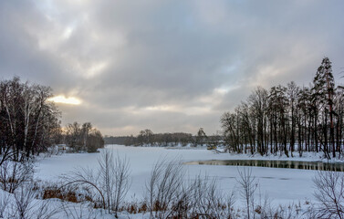 On the riverbank in March