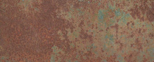 Peeling paint on the rust wall. Empty for design, pattern, cover, overlay texture, background and other, Surface of old steel background.
