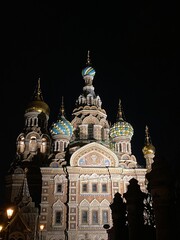Obraz premium Church of the Savior on Spilled Blood in St Petersburg, Russia