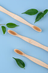 Bamboo toothbrush, zero waste care products