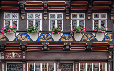Fachwerkhausfassade, Wernigerode