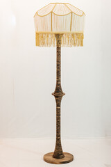 Floor lamp, floor lamp on a neutral background,
handmade