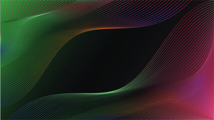 Abstract background dynamic shape decoration with tone green and pink. Vector Illustration. File Eps 8