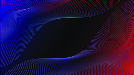 Abstract background dynamic shape decoration with tone red and blue. Vector Illustration. File Eps 8