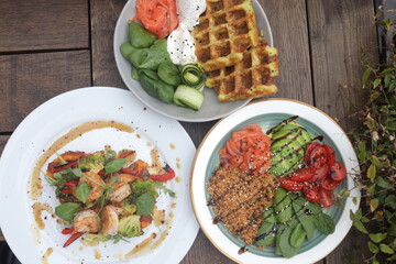 Food Waffles drink