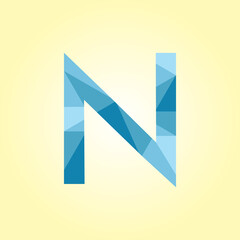 N Logo design Template