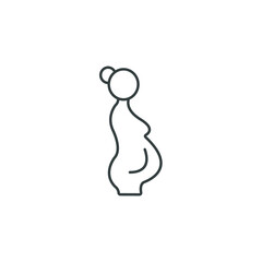 pregnant photography icons symbol vector elements for infographic web