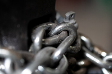 close up of a chain