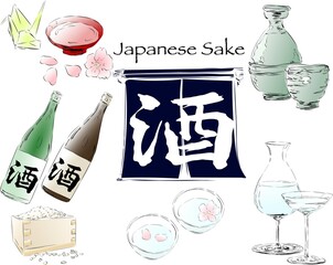 日本酒で花見酒　セット