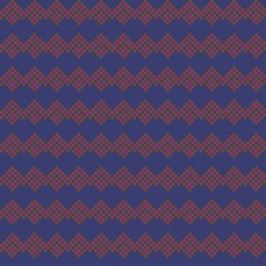 Argyle Fair Isle Seamless Pattern Design