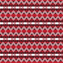 Snowflakes Fair Isle Seamless Pattern Design