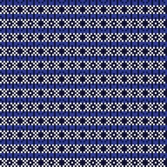 Snowflakes Fair Isle Seamless Pattern Design