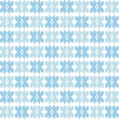 Snowflakes Fair Isle Seamless Pattern Design