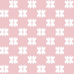 Snowflakes Fair Isle Seamless Pattern Design