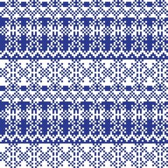 Snowflakes Fair Isle Seamless Pattern Design