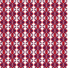Snowflakes Fair Isle Seamless Pattern Design