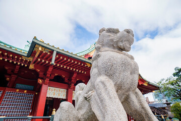 神社 神田   神田明神　狛犬