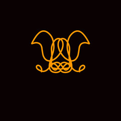 Luxury Logos Vector, simple animal design
