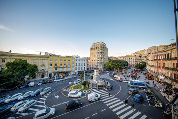 Centro di Cagliari , piazza Yenne 