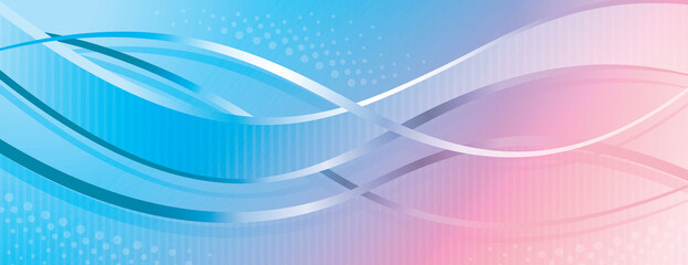 FOND COURBES ABSTRAIT PASTEL BLEU ROSE V7