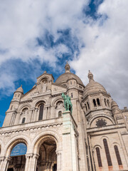 Fototapeta na wymiar Sacré-Cœur Basilica - The Basilica of the Sacred Heart of Paris, France