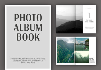 Photo Album Book Layout