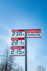 Günstig Tanken Tankstelle