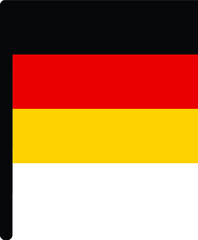 Flag of Germany vector illustration