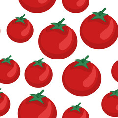 illustration of a seamless patern tomato for printing on a tablecloth, gift paper, for printing on clothes, dishes, textiles, home goods.
