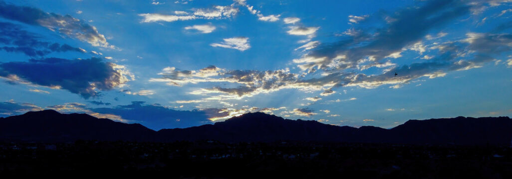 Sunrise over Mt Frankin El Paso Texas