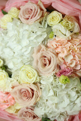 Beutiful and colorful bouquet of flowers, spring 