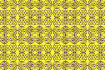 abstract pattern on a yellow background