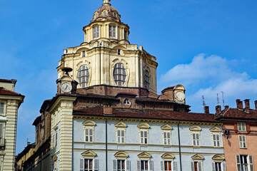 Fototapeta na wymiar Turin Piazza Reale
