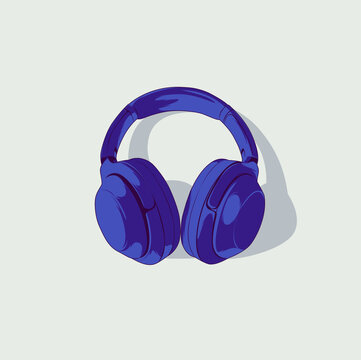 Headphones vector that you can use as poster material or t-shirt screen printing