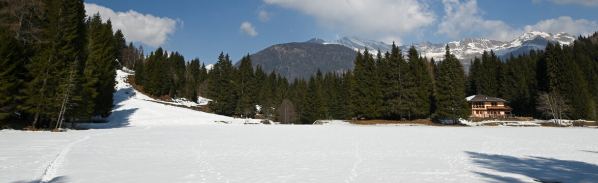 Beautiful view of Lago dei Caprioli